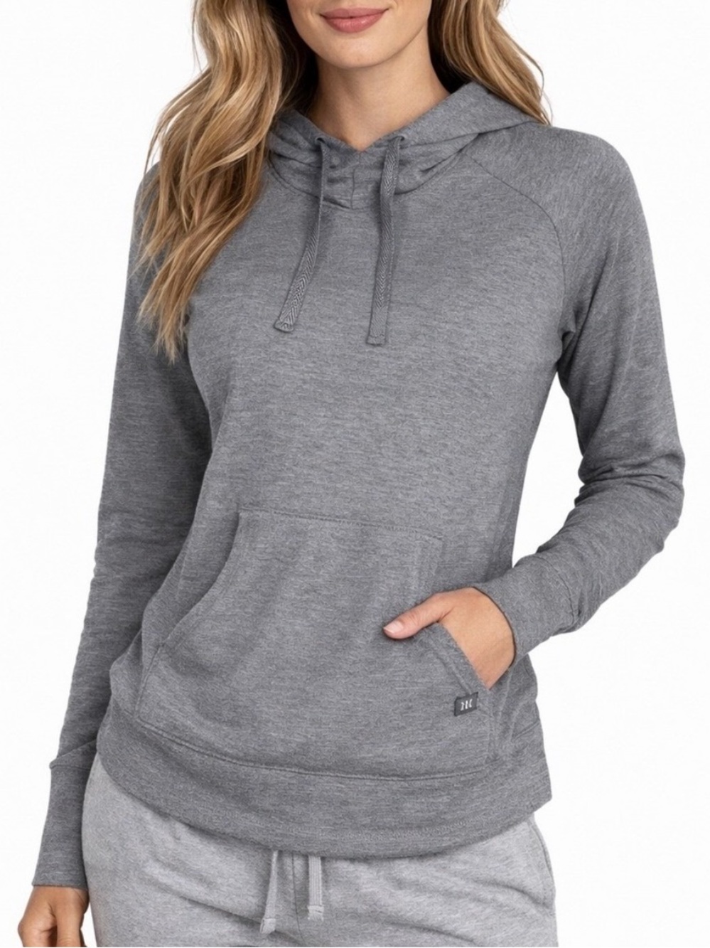 Free Fly Bamboo Weekender Hoodie Gray Womens Medium